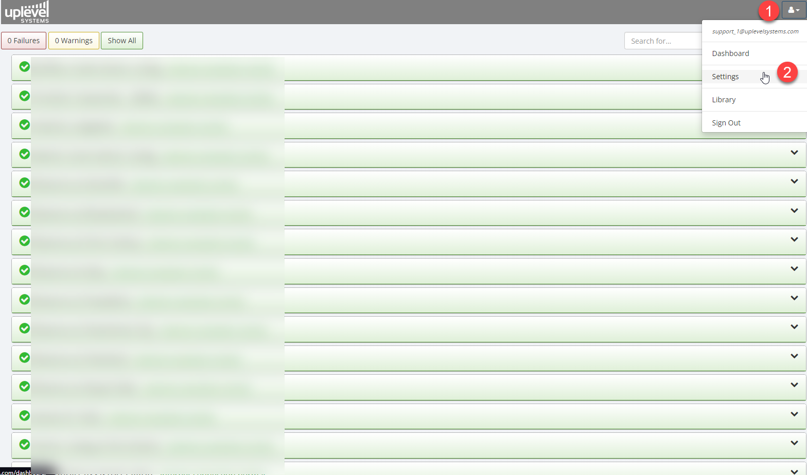 Other Accounts tab in the Portal