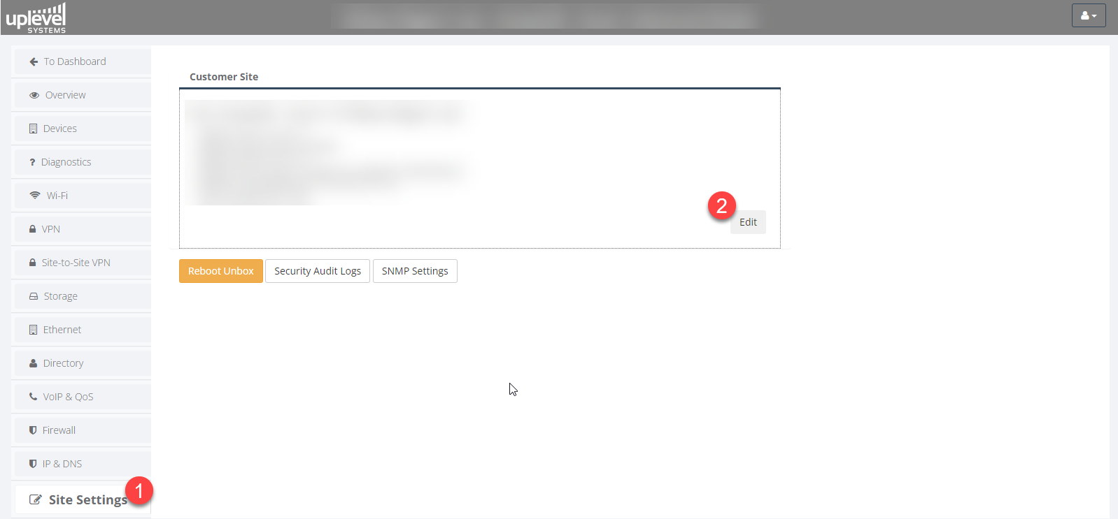 Customer rename dialog in the Portal