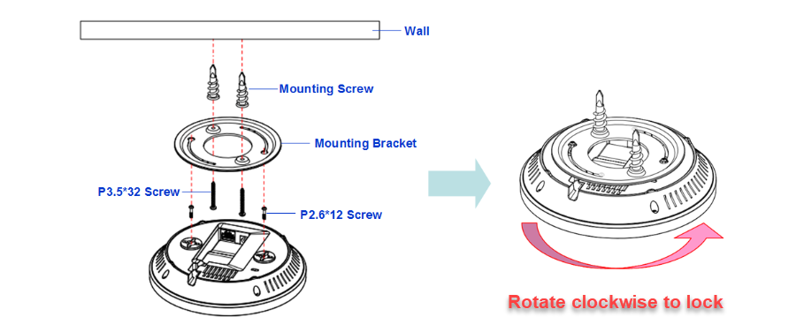 Short screws partially installed in the UAP-101 bottom cover